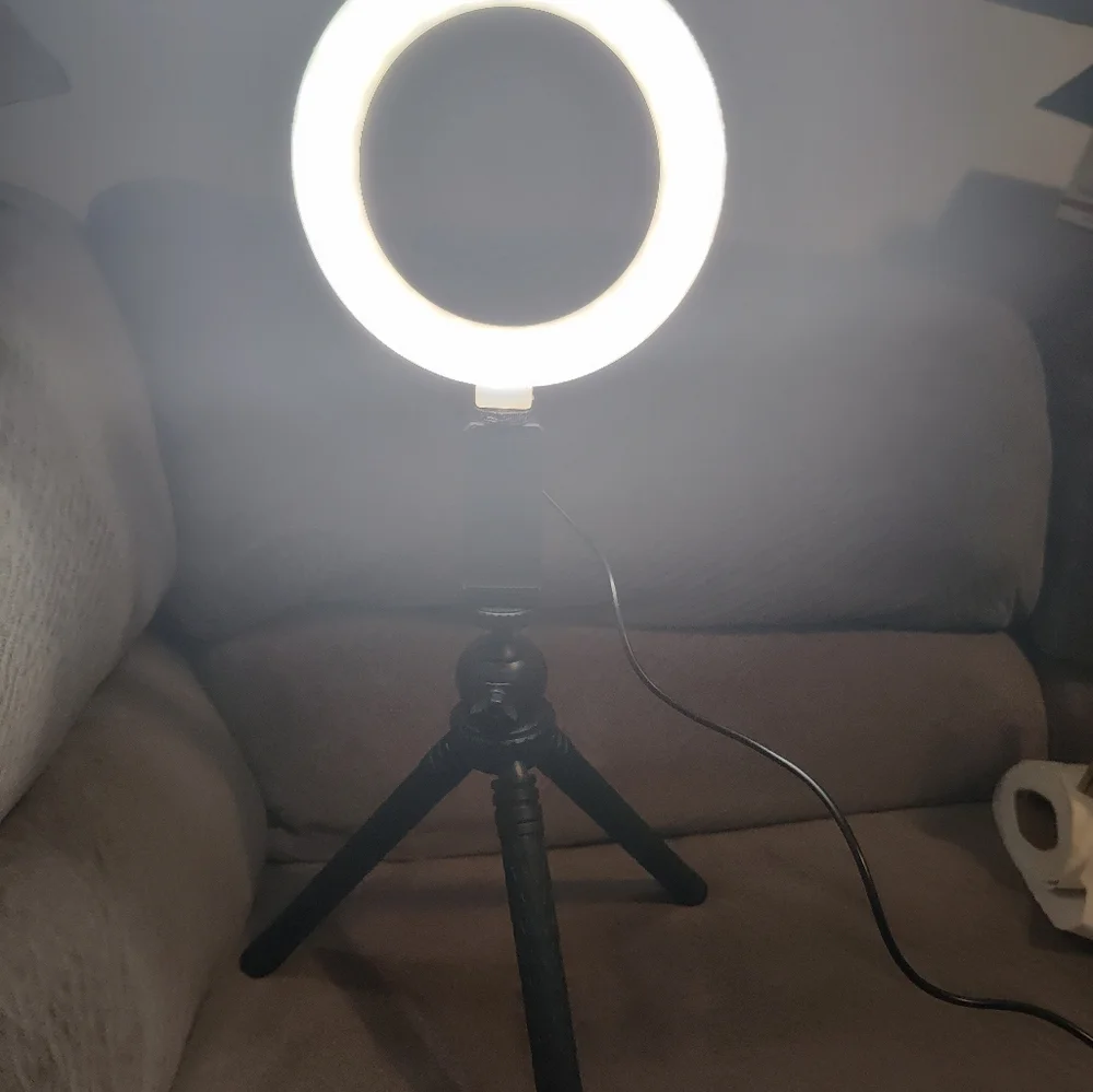 Sunpak 6'' Ring 42'' Height Portable Vlogging Kit for Smartphones and iphones